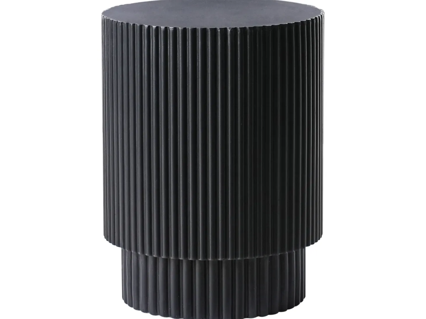 Stolik pomocniczy BICCARI 38 cm 38 cm Czarny