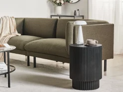 Stolik pomocniczy BICCARI 38 cm 38 cm Czarny