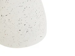 Stolik pomocniczy BIVIERE 39 cm 39 cm Efekt lastryko Złamana biel