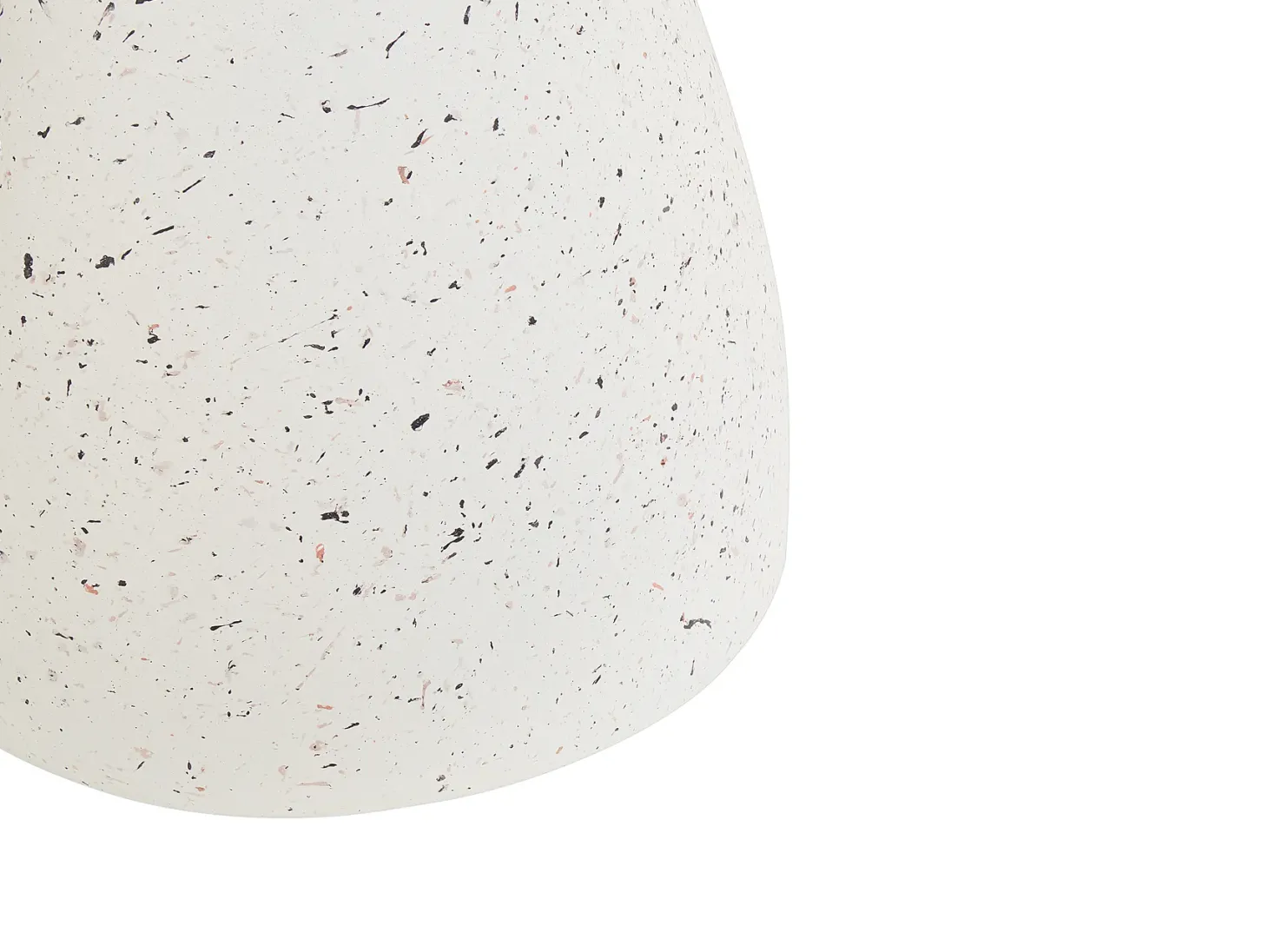 Stolik pomocniczy BIVIERE 39 cm 39 cm Efekt lastryko Złamana biel