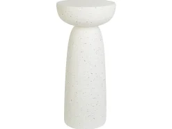 Stolik pomocniczy CADINI 33 cm 33 cm Efekt lastryko Złamana biel