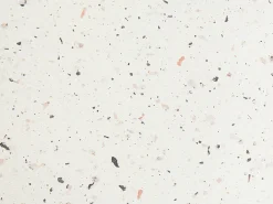 Stolik pomocniczy CADINI 33 cm 33 cm Efekt lastryko Złamana biel