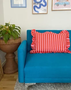 Stolik pomocniczy CALDARO 40 cm 40 cm Imitacja drewna Brązowy