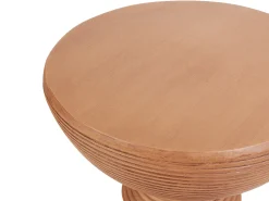 Stolik pomocniczy CALDARO 40 cm 40 cm Imitacja drewna Brązowy
