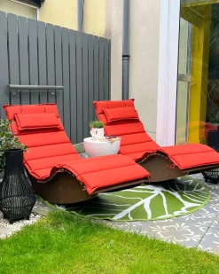 Stolik pomocniczy CAORIA 40 cm 40 cm Efekt lastryko Białe lastryko