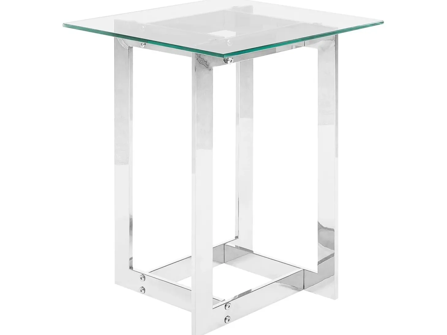 Clearance CRYSTAL Szkło hartowane Srebrny Wszystkie Stoły|Wszystkie Stoły