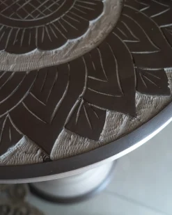 New Stolik pomocniczy EULO Drewno mango Brązowy Wszystkie Stoły|Wszystkie Stoły