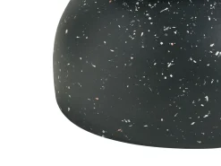 Stolik pomocniczy FALIRO 37 cm 37 cm Efekt lastryko Czarne lastryko