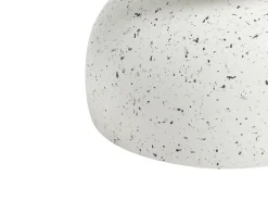 Stolik pomocniczy FALIRO 37 cm 37 cm Efekt lastryko Złamana biel