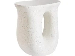 Stolik pomocniczy IDRO 42 cm 28 cm Efekt lastryko Złamana biel