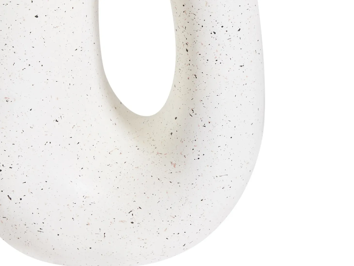 Stolik pomocniczy IDRO 42 cm 28 cm Efekt lastryko Złamana biel