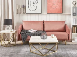 Clearance MALIBU Beżowy marmur Wszystkie Stoły|Wszystkie Stoły