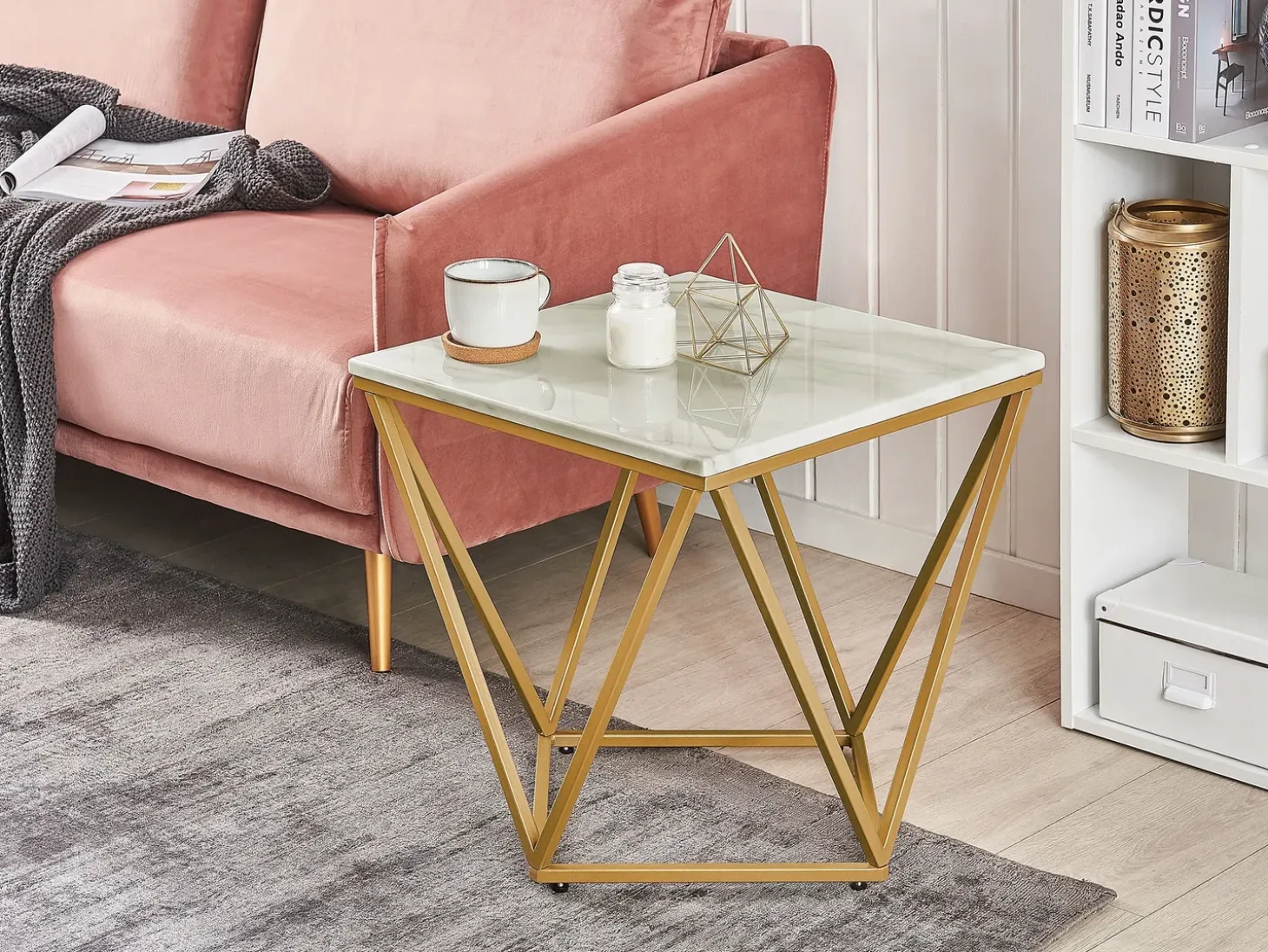 Clearance MALIBU Beżowy marmur Wszystkie Stoły|Wszystkie Stoły