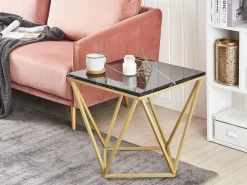 Discount MALIBU Czarny/ złoty Wszystkie Stoły|Wszystkie Stoły