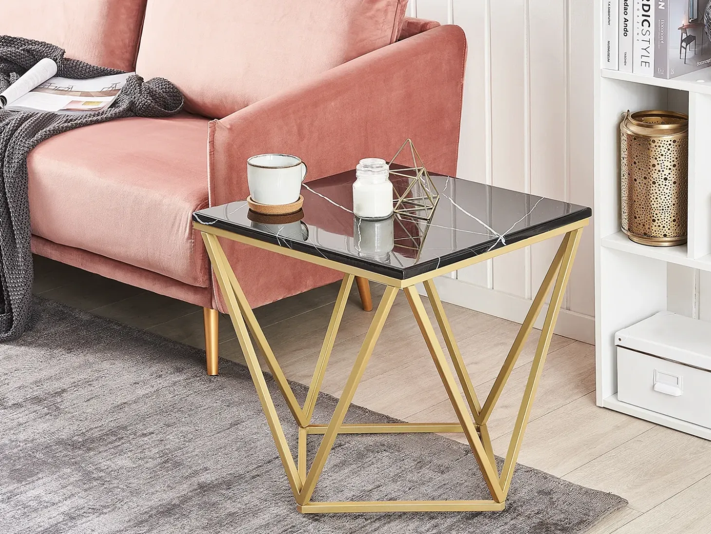 Discount MALIBU Czarny/ złoty Wszystkie Stoły|Wszystkie Stoły