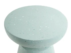 Stolik pomocniczy MINCIO 45 cm 45 cm Efekt lastryko Zielone lastryko