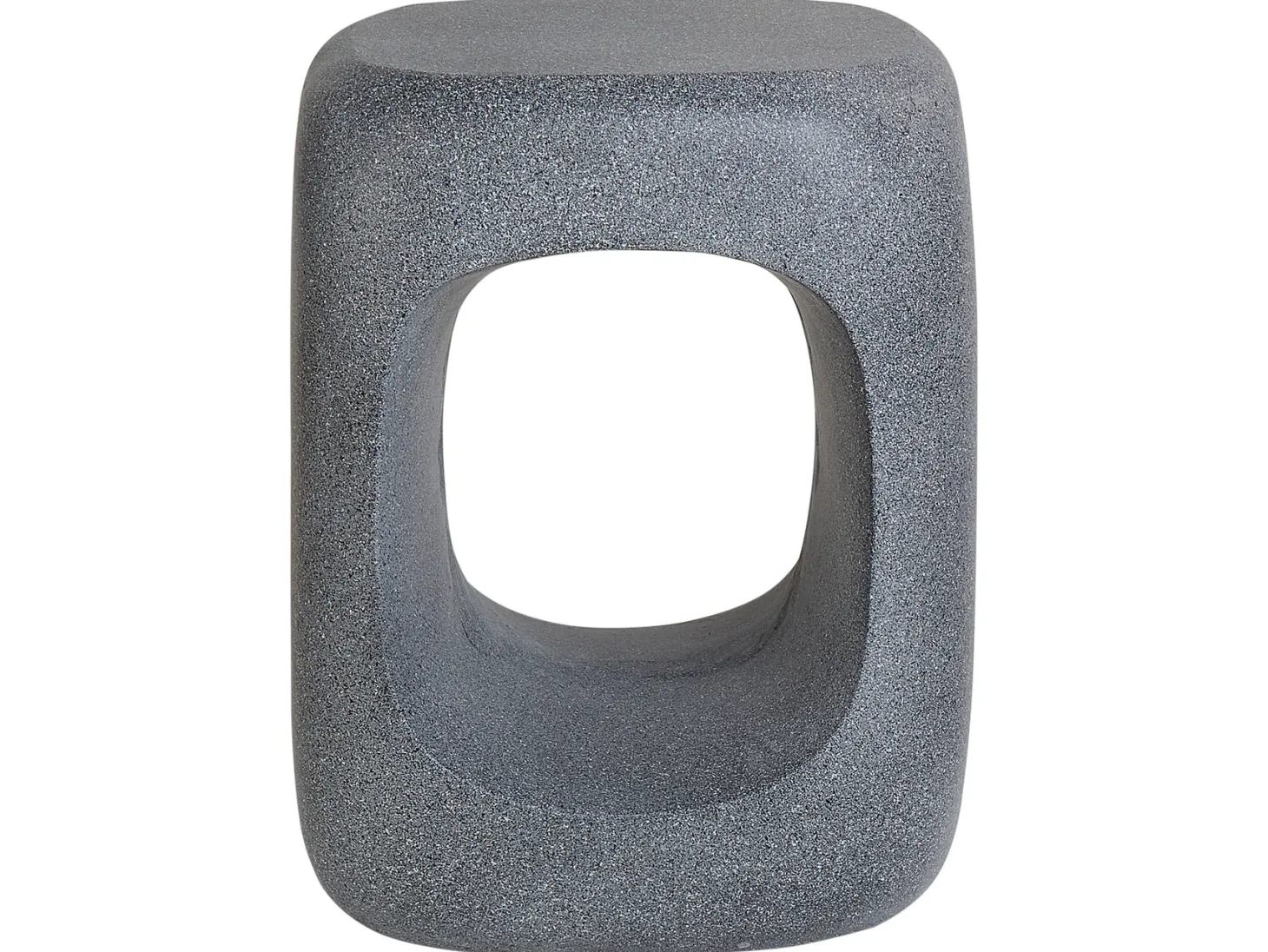 Stolik pomocniczy PELMO 33 cm 33 cm Efekt marmuru Szary