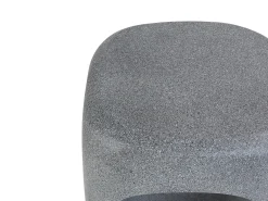 Stolik pomocniczy PELMO 33 cm 33 cm Efekt marmuru Szary