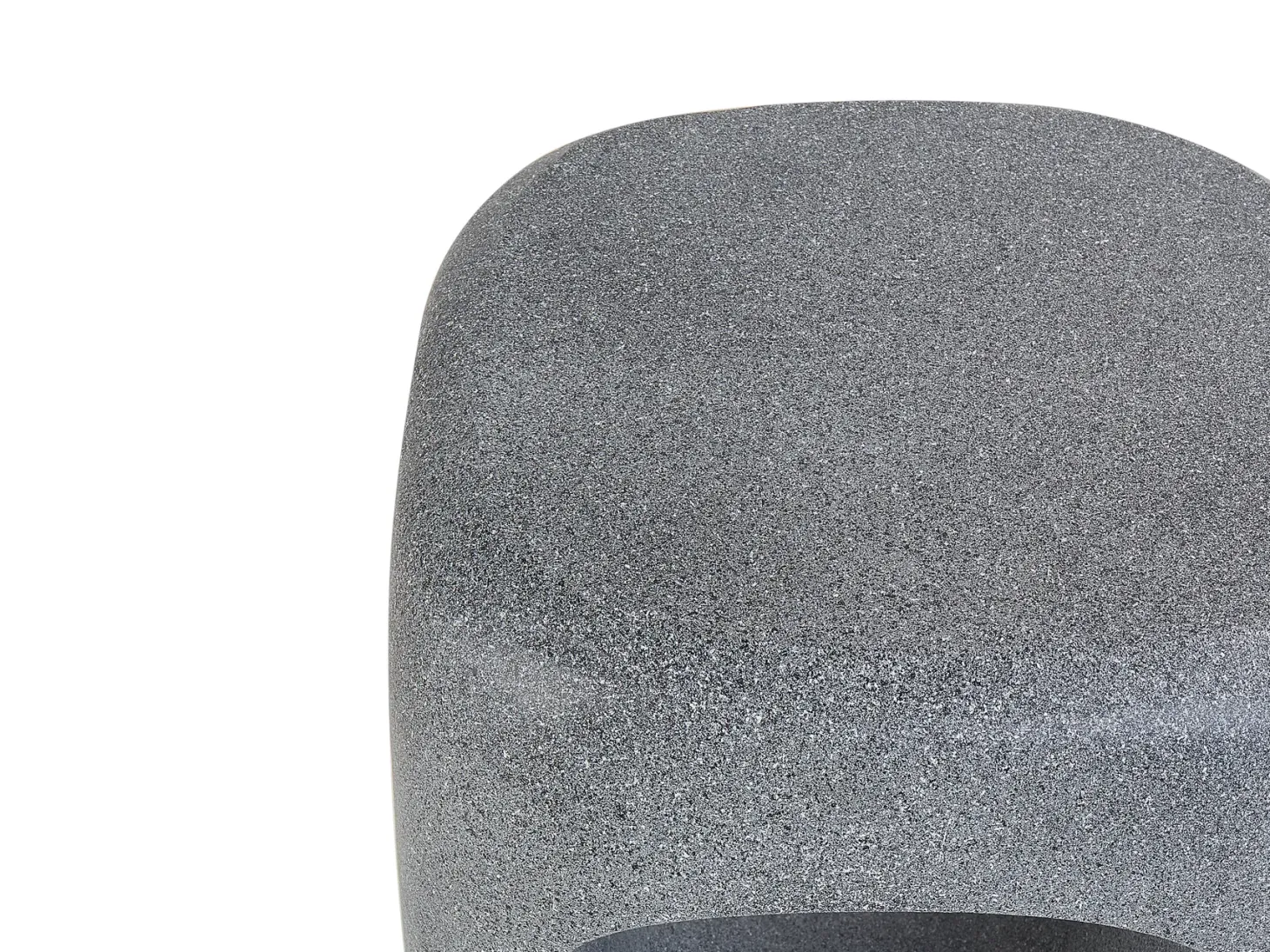 Stolik pomocniczy PELMO 33 cm 33 cm Efekt marmuru Szary