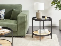 Clearance RENO Metal Czarny Wszystkie Stoły|Wszystkie Stoły