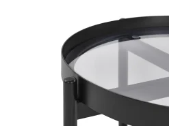 Clearance RENO Metal Czarny Wszystkie Stoły|Wszystkie Stoły