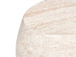 Stolik pomocniczy RICADI 40 cm 58 cm Efekt trawertynu