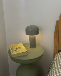 Clearance Stolik pomocniczy TENJO Metal Jasno Wszystkie Stoły|Wszystkie Stoły