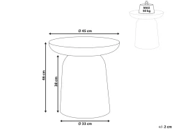 Clearance TORRENS Metal Pastelowy róż Wszystkie Stoły|Wszystkie Stoły