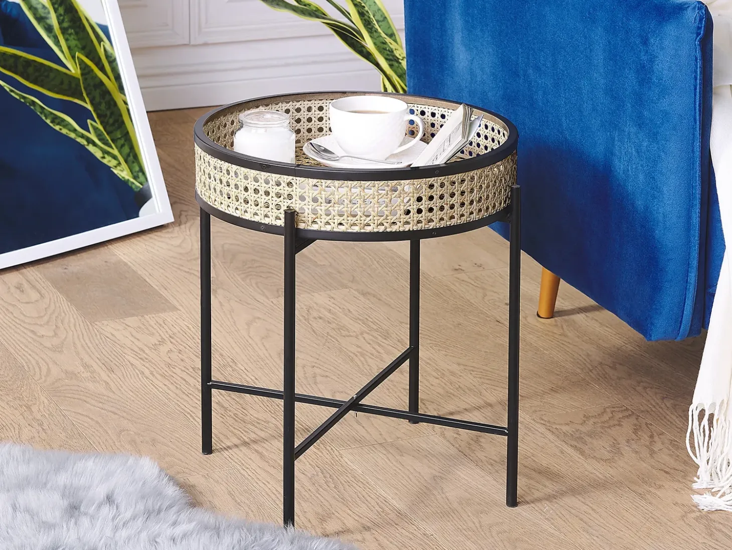 Discount Stolik pomocniczy VIENNA Czarny Wszystkie Stoły|Wszystkie Stoły
