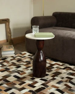 Clearance Stolik pomocniczy WALLULA Drewno mango Brązowy Wszystkie Stoły|Wszystkie Stoły
