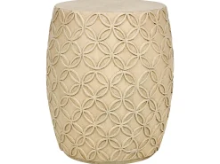 Stolik pomocniczy ZOGNO 33 cm 33 cm Jasnobeżowy