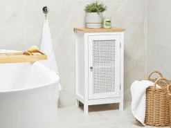 Discount Szafka łazienkowa ALAMOS 40 cm Biały Wszystko Do Przechowywania W Łazience|Szafki Łazienkowe
