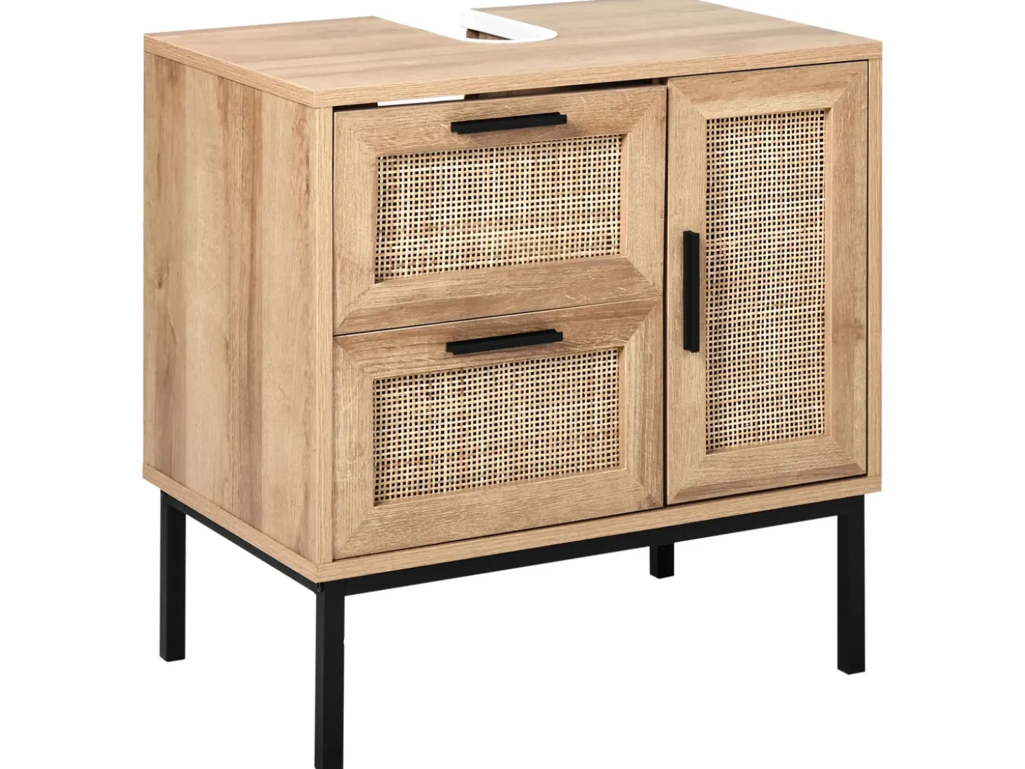 Discount ROSELL 60 cm Jasnobrązowy Wszystko Do Przechowywania W Łazience|Szafki Pod Umywalkę