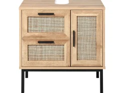 Discount ROSELL 60 cm Jasnobrązowy Wszystko Do Przechowywania W Łazience|Szafki Pod Umywalkę