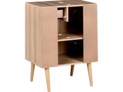 Best Szafka łazienkowa pod umywalkę CANOAS 60 cm Jasno Wszystko Do Przechowywania W Łazience|Szafki Pod Umywalkę
