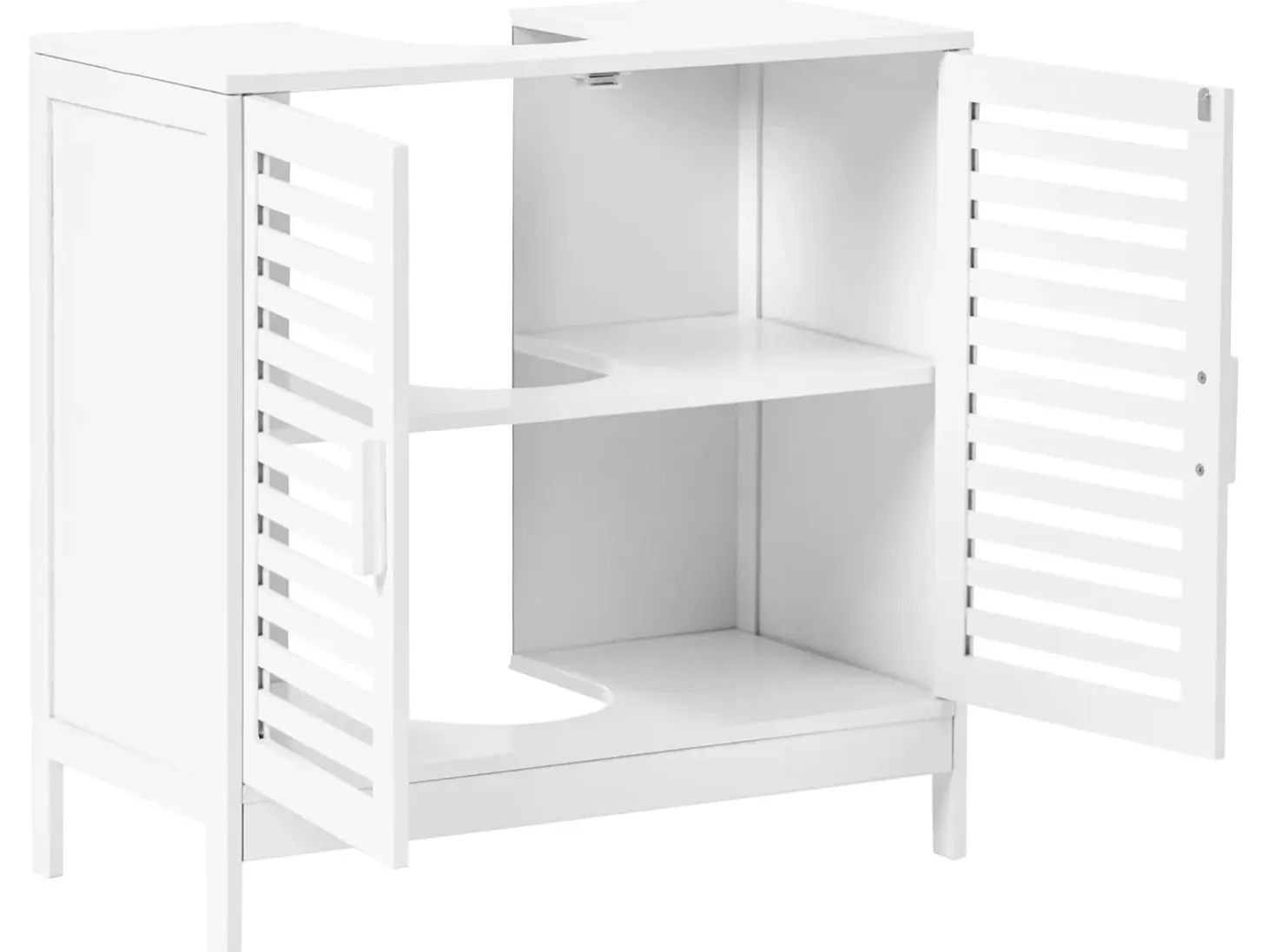 New Szafka łazienkowa pod umywalkę MISSOULA Bambus 60 cm Wszystko Do Przechowywania W Łazience|Szafki Pod Umywalkę