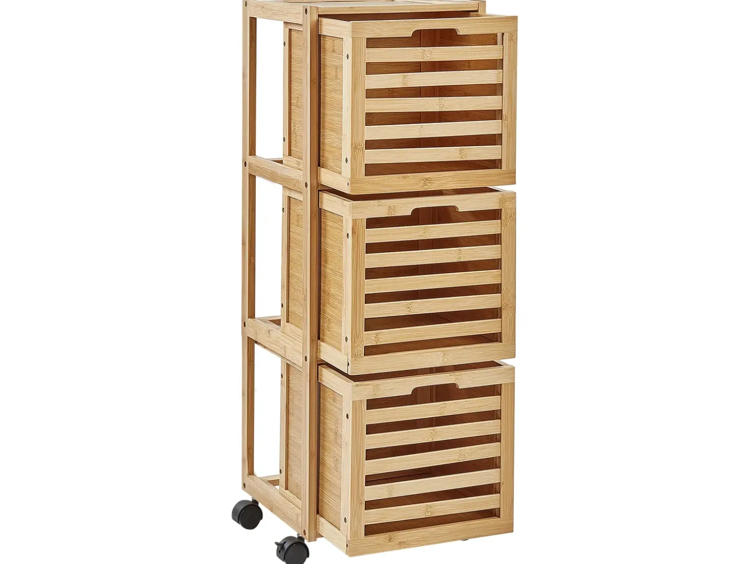 Best Szafka łazienkowa SHAWNEE Bambus 32 cm Jasno Wszystko Do Przechowywania W Łazience|Szafki Łazienkowe