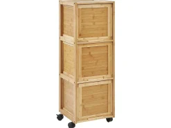 Best Szafka łazienkowa SHAWNEE Bambus 32 cm Jasno Wszystko Do Przechowywania W Łazience|Szafki Łazienkowe