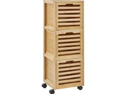 Best Szafka łazienkowa SHAWNEE Bambus 32 cm Jasno Wszystko Do Przechowywania W Łazience|Szafki Łazienkowe