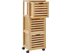 Best Szafka łazienkowa SHAWNEE Bambus 32 cm Jasno Wszystko Do Przechowywania W Łazience|Szafki Łazienkowe