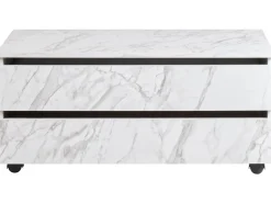 Sale Szafka łazienkowa TERESINA z kółkami 80 cm marmur Wszystko Do Przechowywania W Łazience|Szafki Łazienkowe