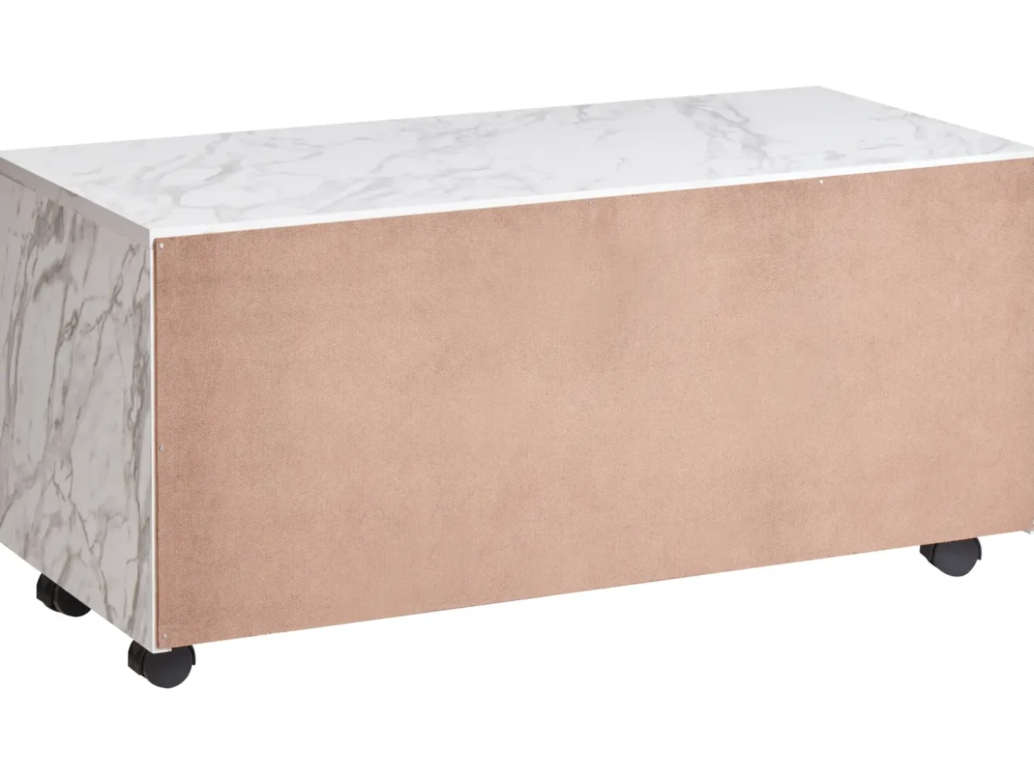 Sale Szafka łazienkowa TERESINA z kółkami 80 cm marmur Wszystko Do Przechowywania W Łazience|Szafki Łazienkowe
