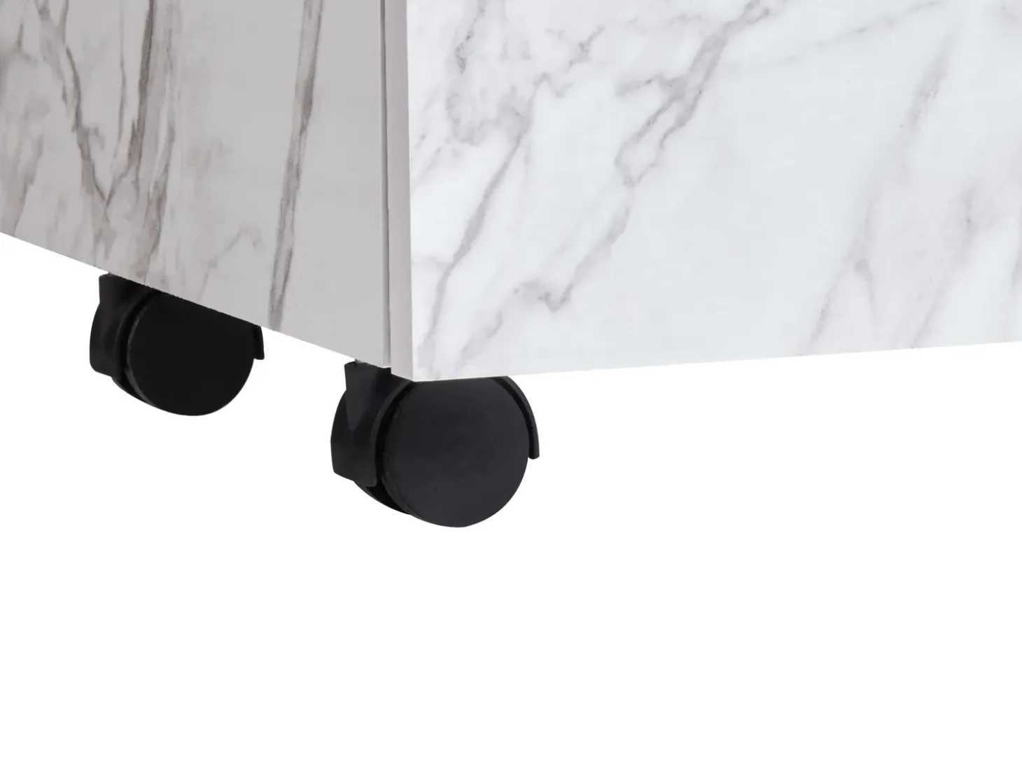 Sale Szafka łazienkowa TERESINA z kółkami 80 cm marmur Wszystko Do Przechowywania W Łazience|Szafki Łazienkowe
