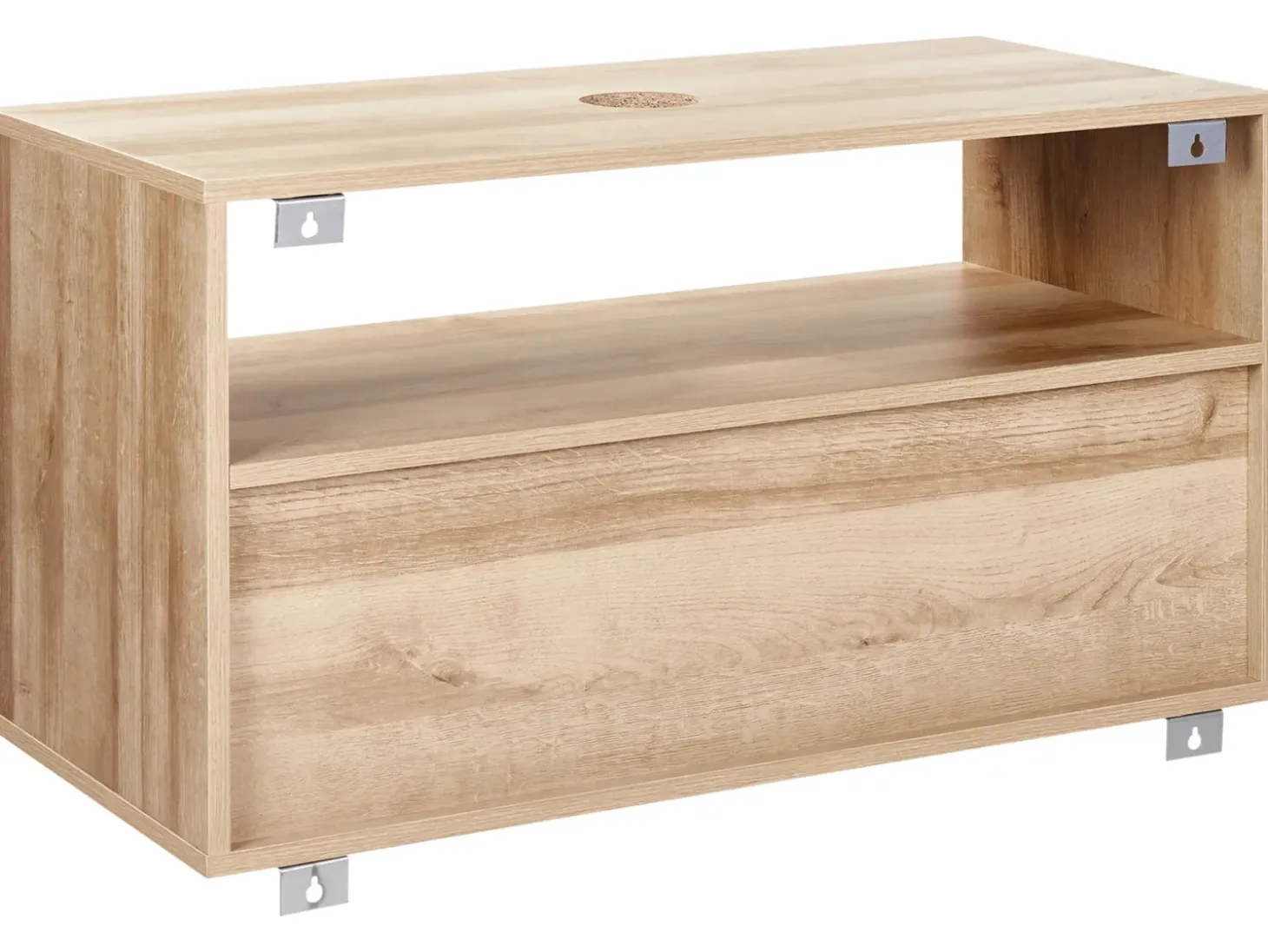 Outlet ROSELL 86 cm Jasnobrązowy Wszystko Do Przechowywania W Łazience|Szafki Pod Umywalkę