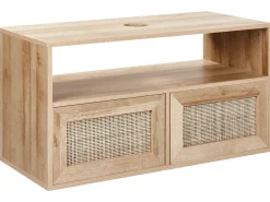 Outlet ROSELL 86 cm Jasnobrązowy Wszystko Do Przechowywania W Łazience|Szafki Pod Umywalkę