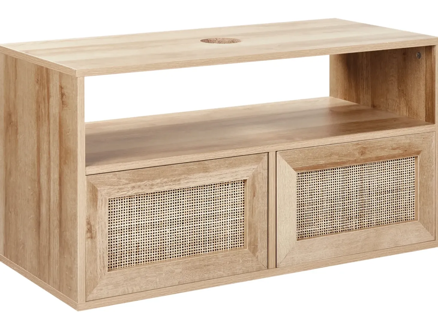 Outlet ROSELL 86 cm Jasnobrązowy Wszystko Do Przechowywania W Łazience|Szafki Pod Umywalkę