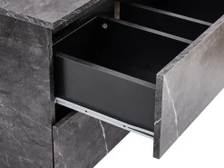 Sale Szafka łazienkowa wisząca pod umywalkę SERRA 60 cm marmur Wszystko Do Przechowywania W Łazience|Szafki Pod Umywalkę