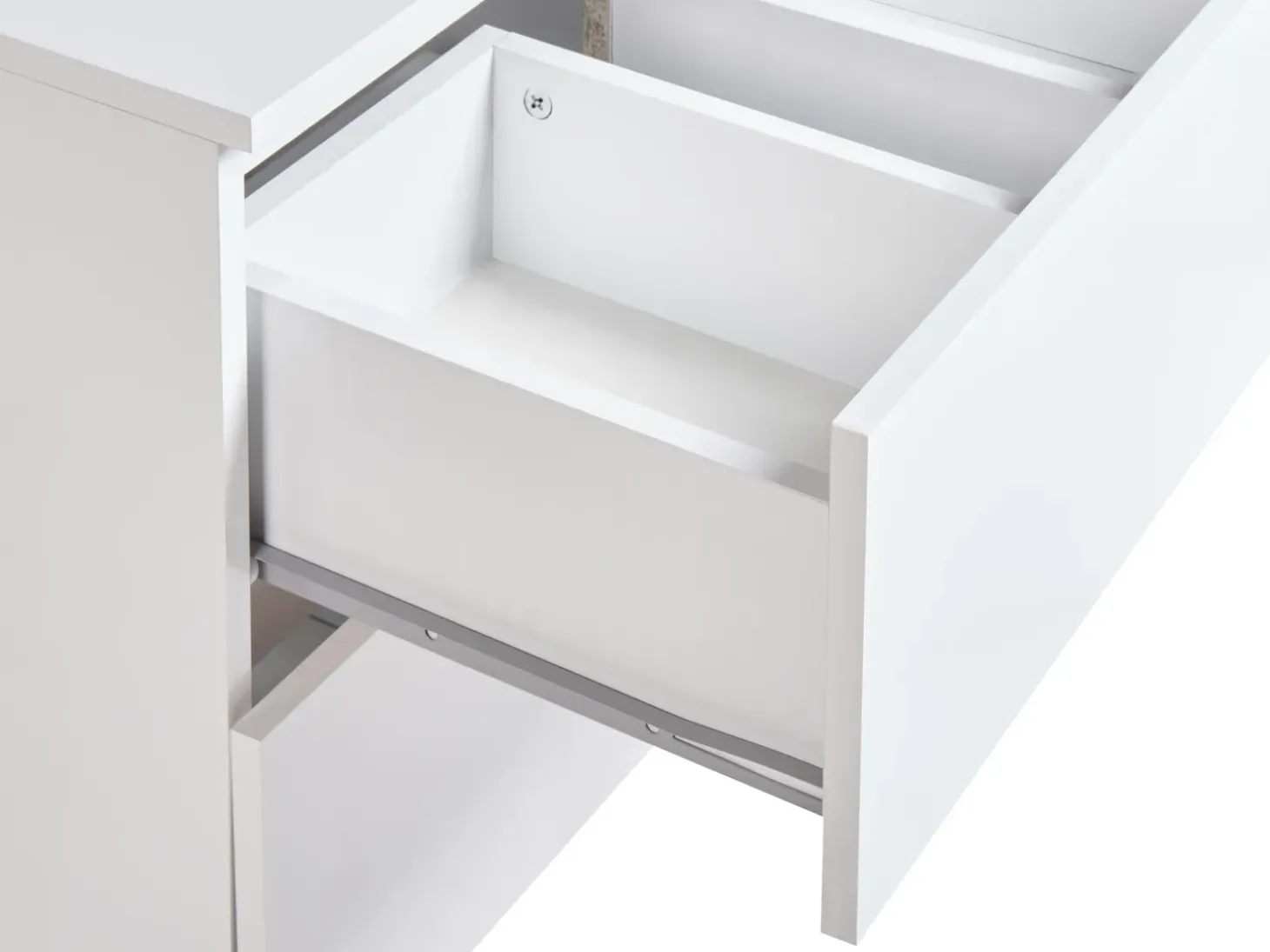Outlet Szafka łazienkowa wisząca pod umywalkę SERRA 60 cm Wszystko Do Przechowywania W Łazience|Szafki Pod Umywalkę