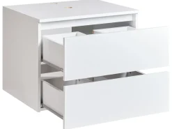 Outlet Szafka łazienkowa wisząca pod umywalkę SERRA 60 cm Wszystko Do Przechowywania W Łazience|Szafki Pod Umywalkę