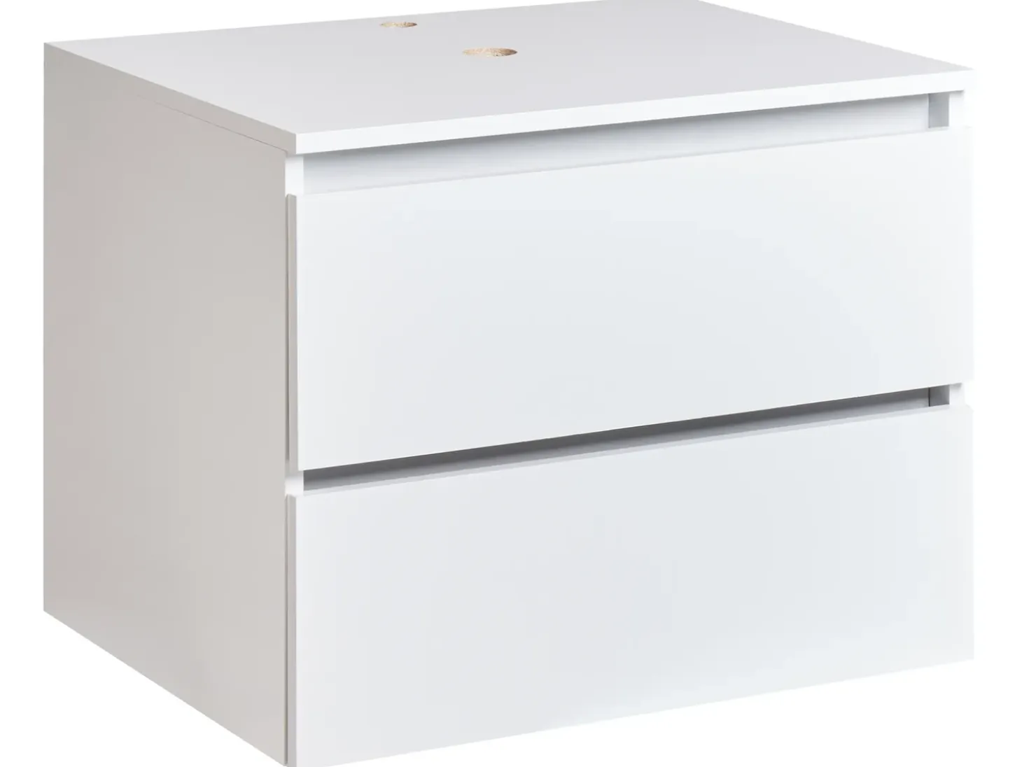 Outlet Szafka łazienkowa wisząca pod umywalkę SERRA 60 cm Wszystko Do Przechowywania W Łazience|Szafki Pod Umywalkę